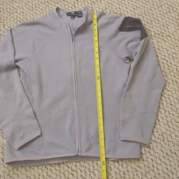 Outdoor Research Women's Pale Purple Full Zip Sweater/Jacket Hiking Casual - Picture 9 of 14